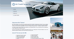 Desktop Screenshot of binthamergarage.com